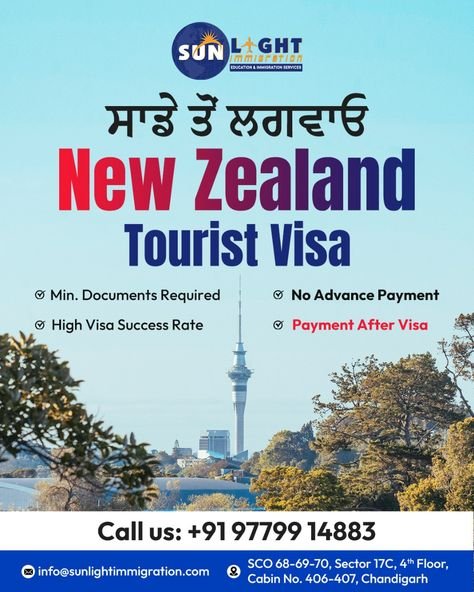 New Zealand visa for tourists